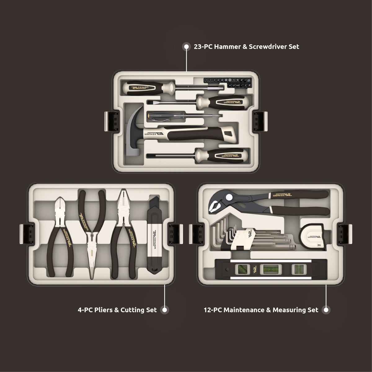 Household Manual Repair Tool Set
